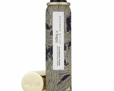 Savannah Miller x bagsy glamour tease hair texture spray